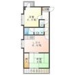レスカール鵜の森の間取図