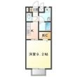 エクセルハイム日野の間取図