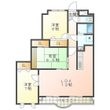 クレストールサカクラの間取図