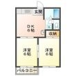 あさけハイツの間取図