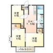 ニューシティーＭ１の間取図