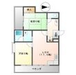 セゾン四日市の間取図