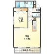 フレンドリーⅠの間取図