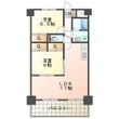 グレースマンション藤の間取図
