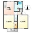 セジュール大宮の間取図