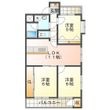 JINハイツ富田浜の間取図