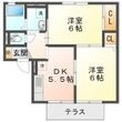 グレースハイムの間取図