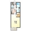 グランモア矢内谷の間取図
