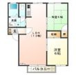 クレールパルの間取図