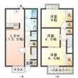 プラッサムコート日永の間取図