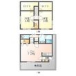 ツインハウスの間取図