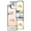 ボヌール(Bonheur)の間取図