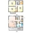 波木南台1丁目貸家の間取図