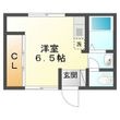 写真:スタジオシスター 1階101の間取図