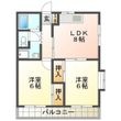 白雲コーポの間取図