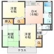 クレールカルチェⅡ Bの間取図