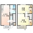 プラッサムコートTI B棟の間取図