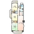 バンベール芝田の間取図