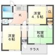 田中借家の間取図