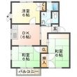 コンフォール A棟の間取図