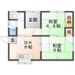 藤井様借家 北西の間取図
