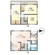 リーブルファイン川越町 2号棟の間取図