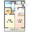タウンコートⅢの間取図