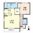 グランドコートAの間取図