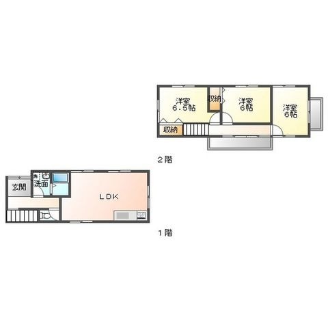 新浜町戸建の外観