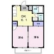 シティハイツポプラの間取図