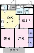 シティハイツヤマキチの間取図
