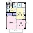 ラフォーレ大治田1の間取図