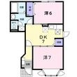 サンヒルズ大谷Ⅰの間取図