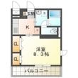 ヴィエント川越の間取図