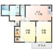 メゾン東川の間取図