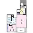 シュエット・エムAの間取図