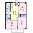 プレイスメゾンBの間取図