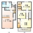 リーブルファイン楠町の間取図
