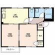 フォーレスCの間取図