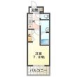S-RESIDENCE四日市駅前couleur(クルール)の間取図