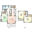 室山町一戸建ての間取図