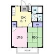 シティハイツクロミヤの間取図