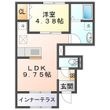 リーブルファイン大治田Ⅲ 2号棟の間取図