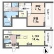 シャーメゾン ラ テラの間取図