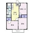 プレイスメゾンAの間取図