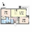 シャーメゾン クオソーレの間取図