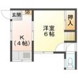 鈴若荘の間取図