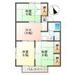 セジュール岡田の間取図
