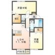 e-ヴィレッジ B棟の間取図
