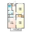 トウーンタウンMINNⅠEの間取図